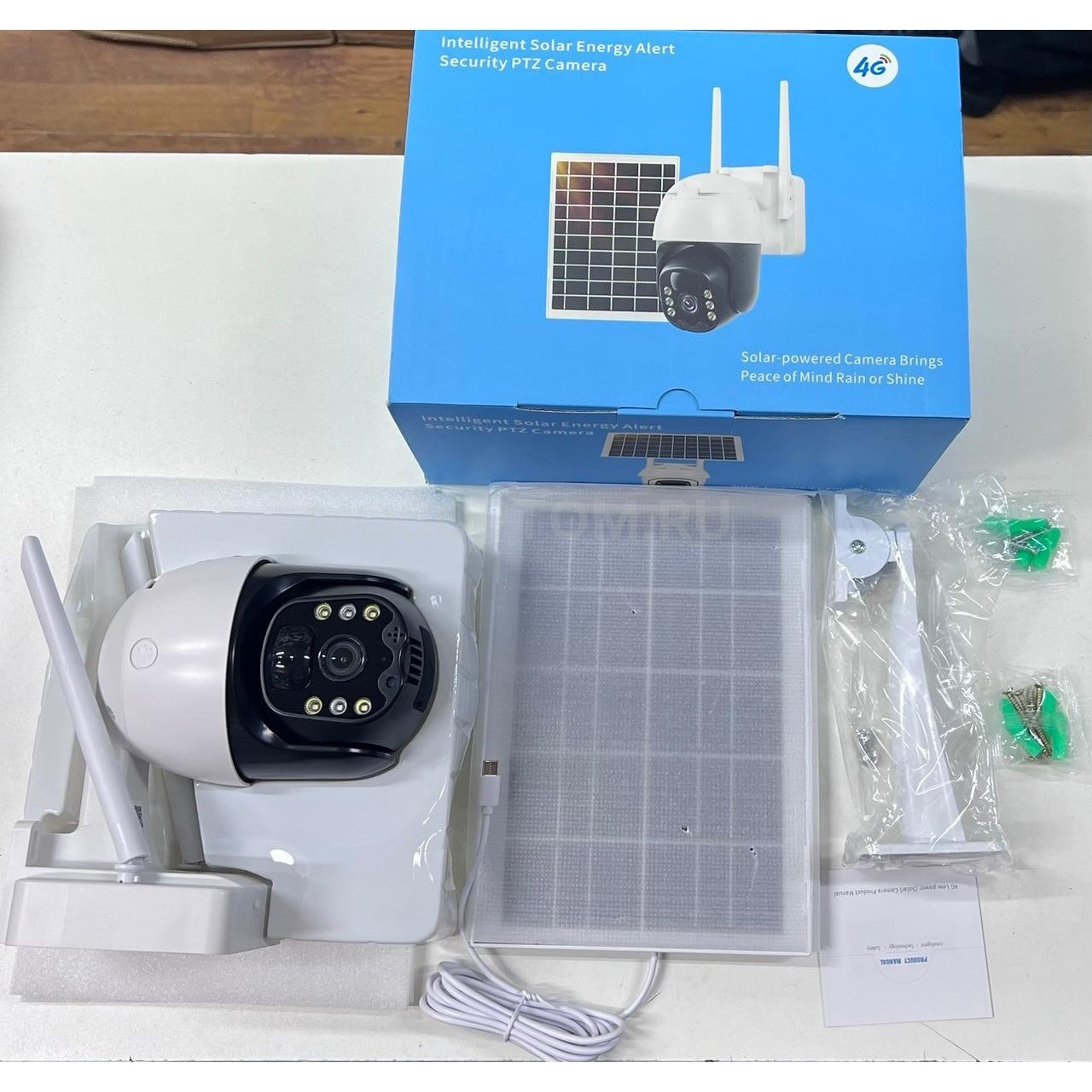 Беспроводная уличная камера видеонаблюдения на солнечной батарее Intelligent Solar Energy Alert Security PTZ Camera оптом