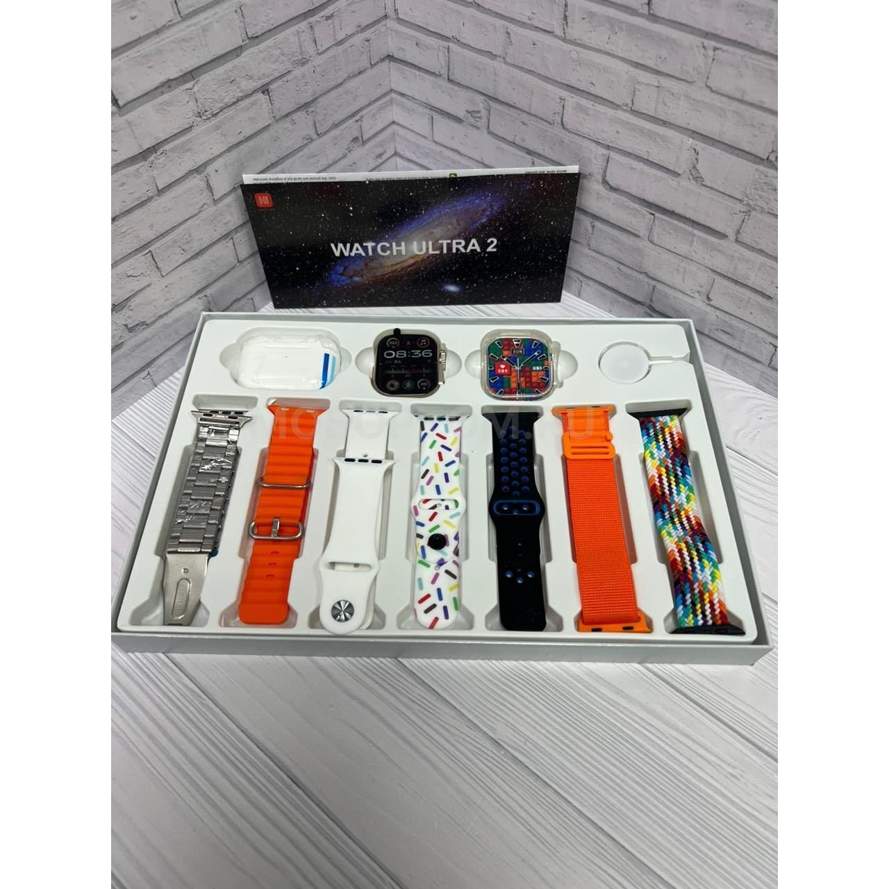 Умные смарт часы подарочный набор Watch Ultra 2 I20 Ultra 2 Max Suit оптом