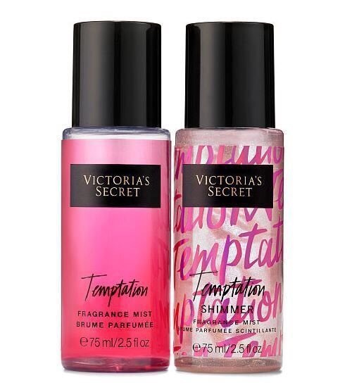 Набор из двух спреев Victoria's Secret I love Shimmer Temptation оптом