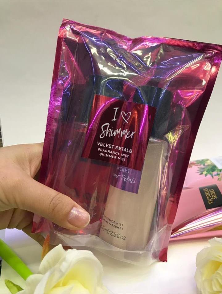 Набор из двух спреев Victoria's Secret I love Shimmer Velvet Petals оптом