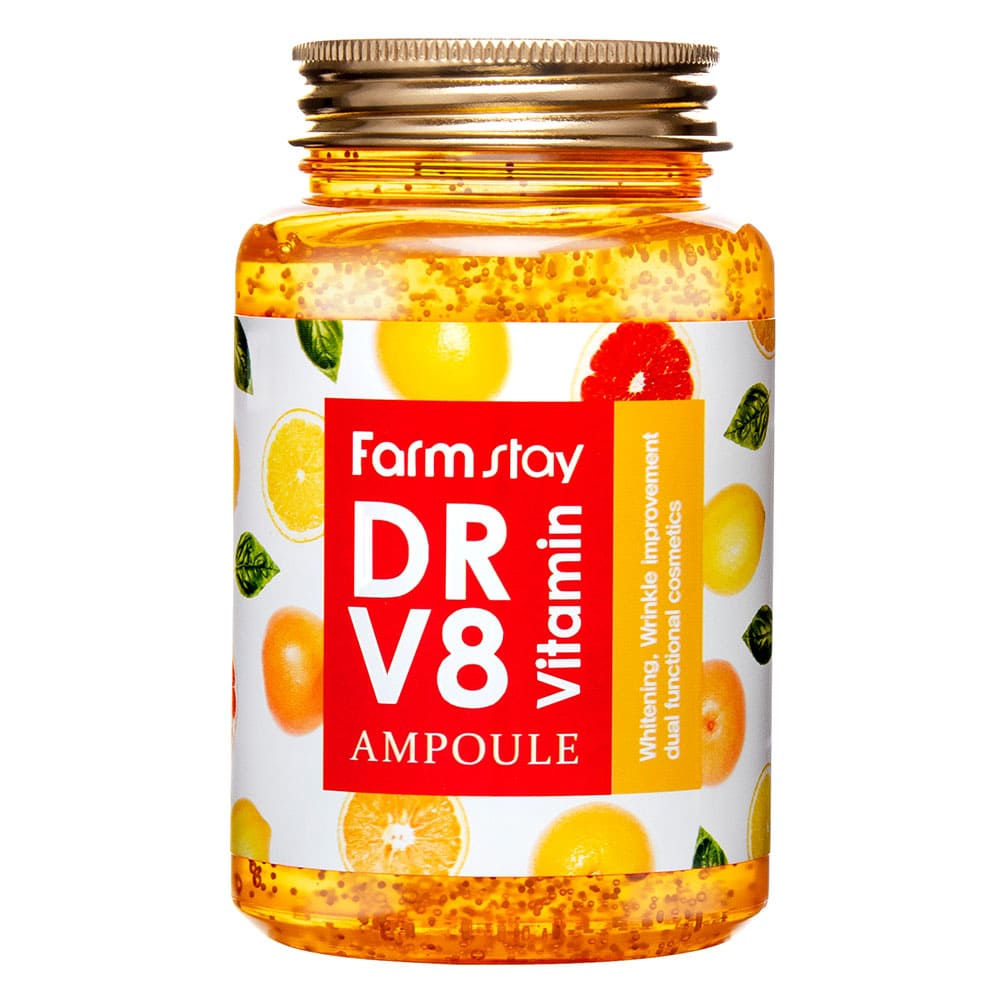 Сыворотка-желе с витаминами FarmStay DR-V8 Vitamin Ampoule оптом - Фото №2