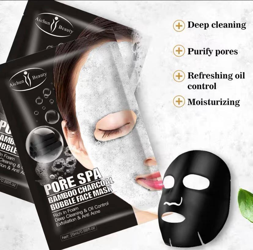 Листовая маска с бамбуковым углем Aichun Beauty PORE SPA оптом
