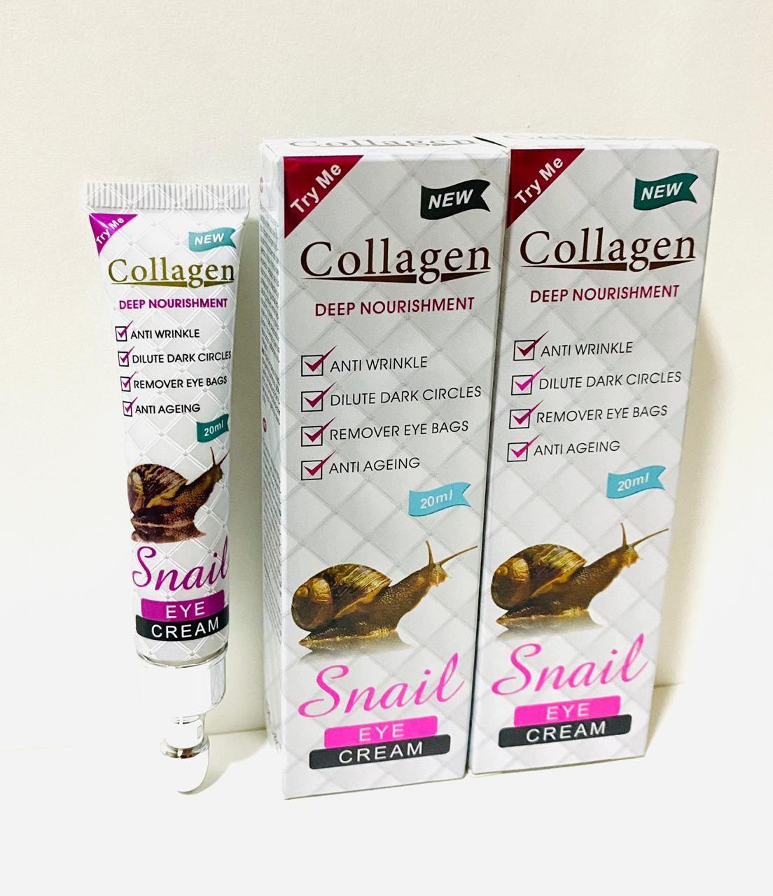 Крем для кожи вокруг глаз Snail Collagen Deep Nourishment оптом