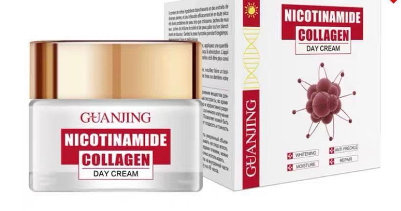Крем для лица Guanjing Nicotinamide Collagen 50гр оптом - Фото №4