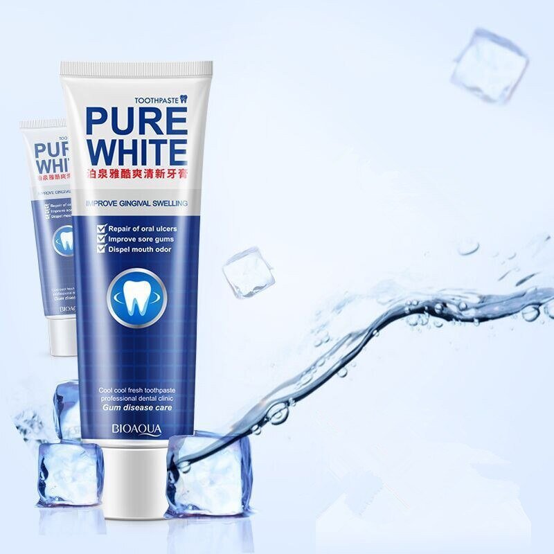 Отбеливающая зубная паста BIOAQUA Pure White оптом - Фото №2