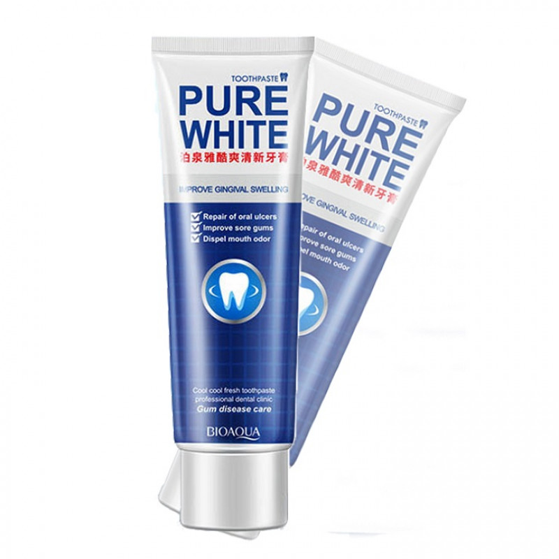Отбеливающая зубная паста BIOAQUA Pure White оптом