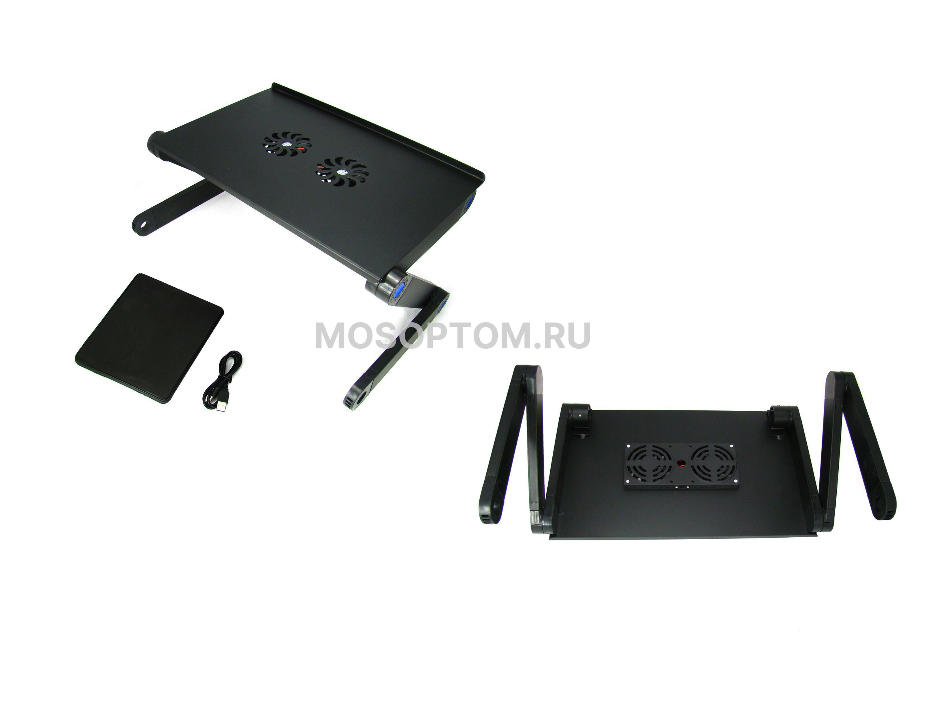 Столик трансформер для ноутбука  с вентилятором - T8 оптом - Фото №2