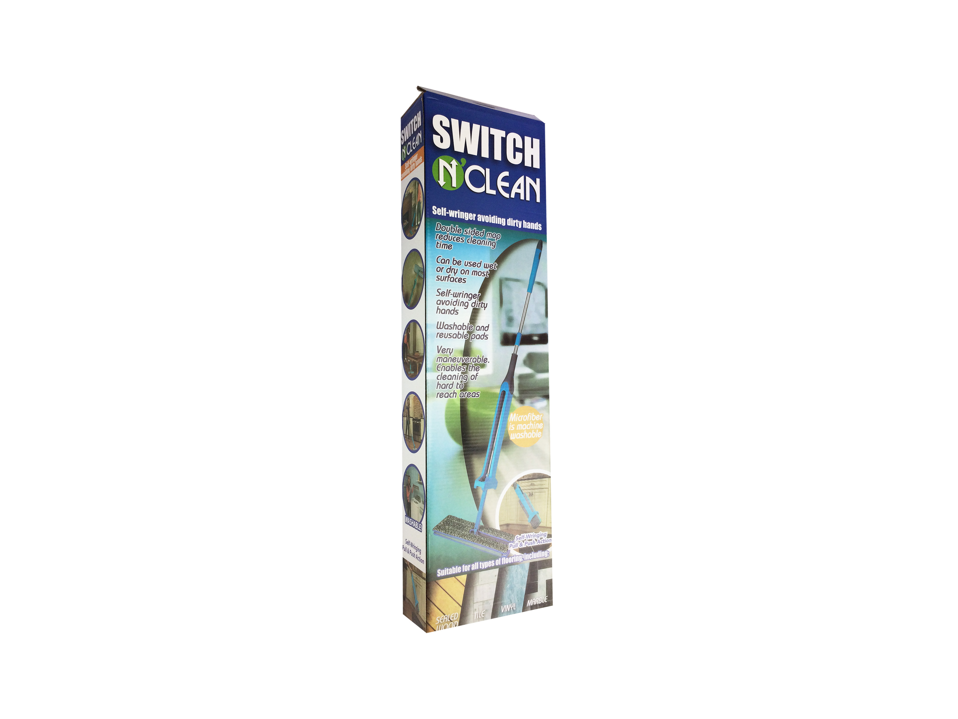 Самоотжимающаяся швабра Switch N Clean оптом