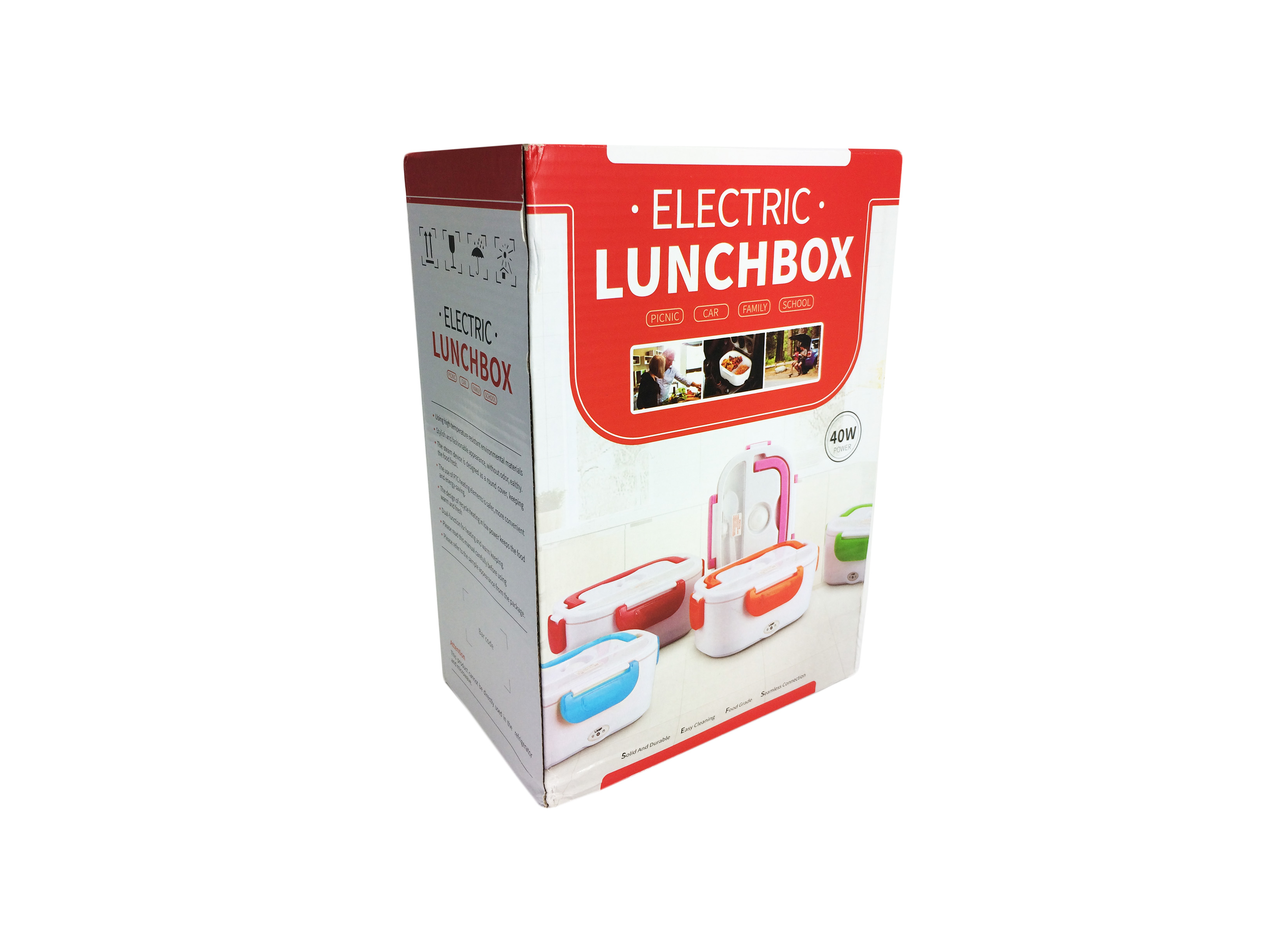 Ланч бокс с подогревом Electric Lunch Box 2в1 от прикуривателя в авто и от сети оптом - Фото №2