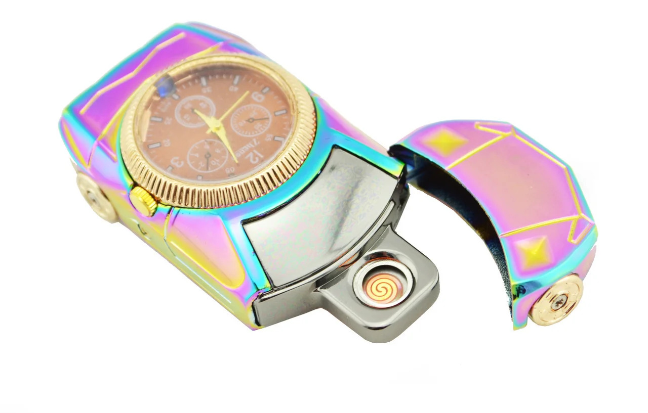 Электроимпульсная зажигалка-часы в виде авто Lighter Classic Fashionable оптом - Фото №2