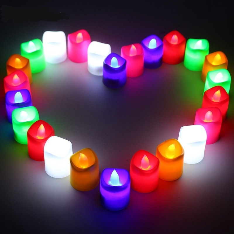 Светодиодная свеча LED Мультиколор оптом - Фото №3