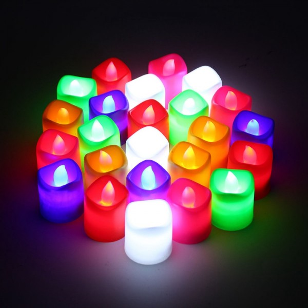 Светодиодная свеча LED Мультиколор оптом - Фото №2