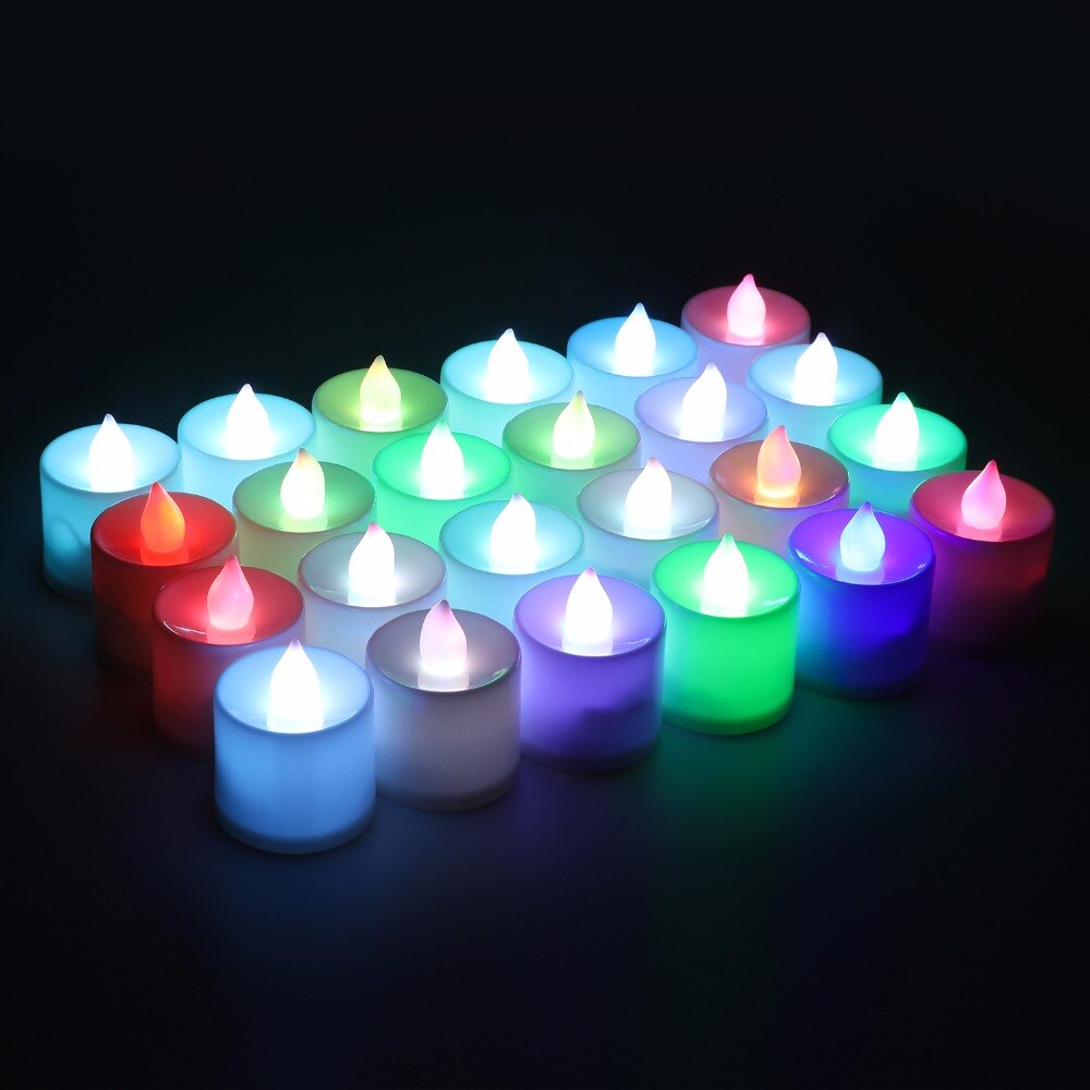 Светодиодная свеча LED Мультиколор оптом