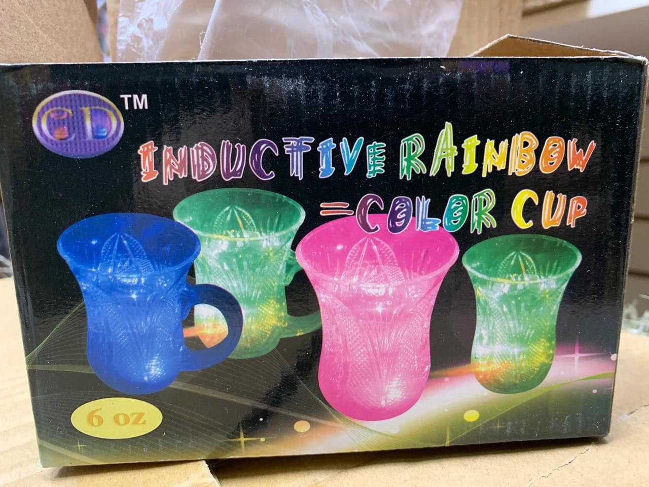 Светящаяся кружка Inductive Rainbow Color Cup оптом