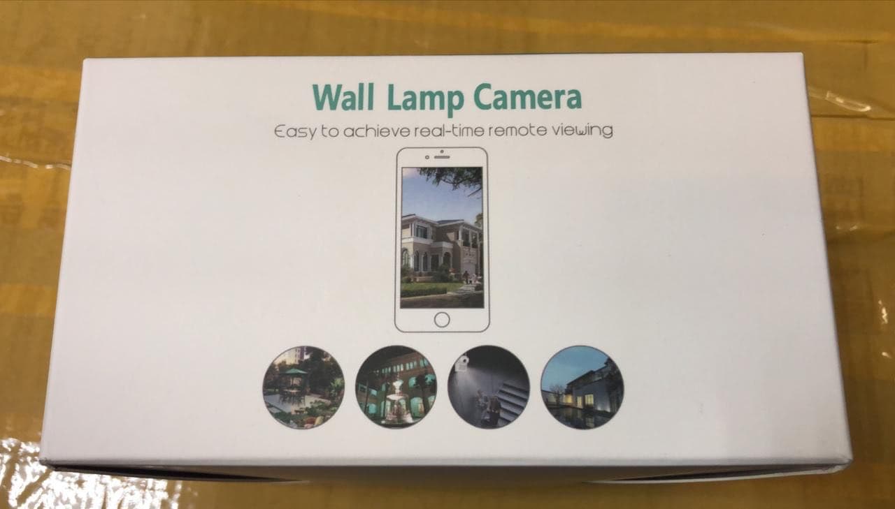 Уличная водонепроницаемая камера со светом Smart Wall Lamp Camera D2-R оптом