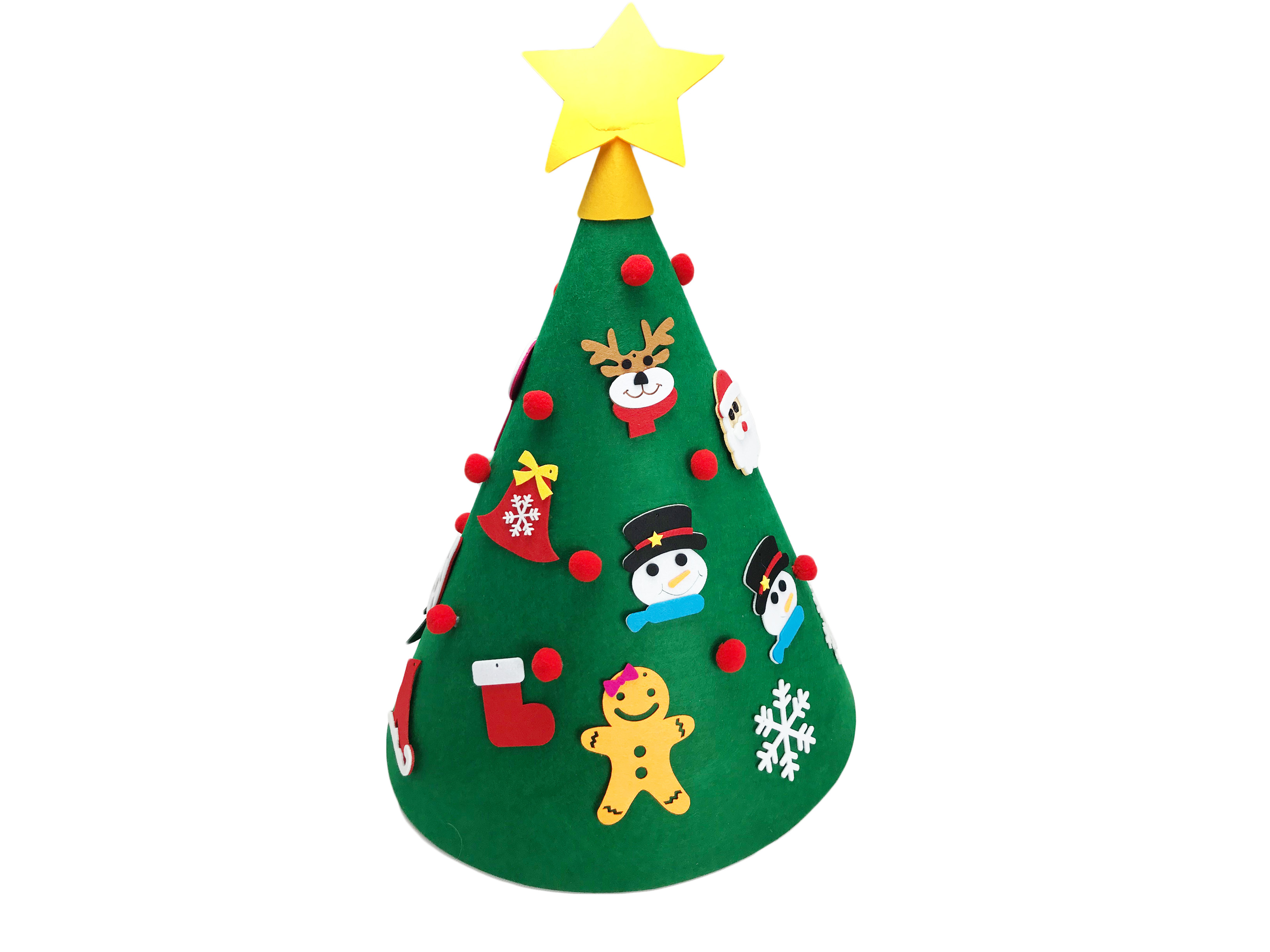 Войлочная рождественская елка 3D DIY оптом - Фото №13