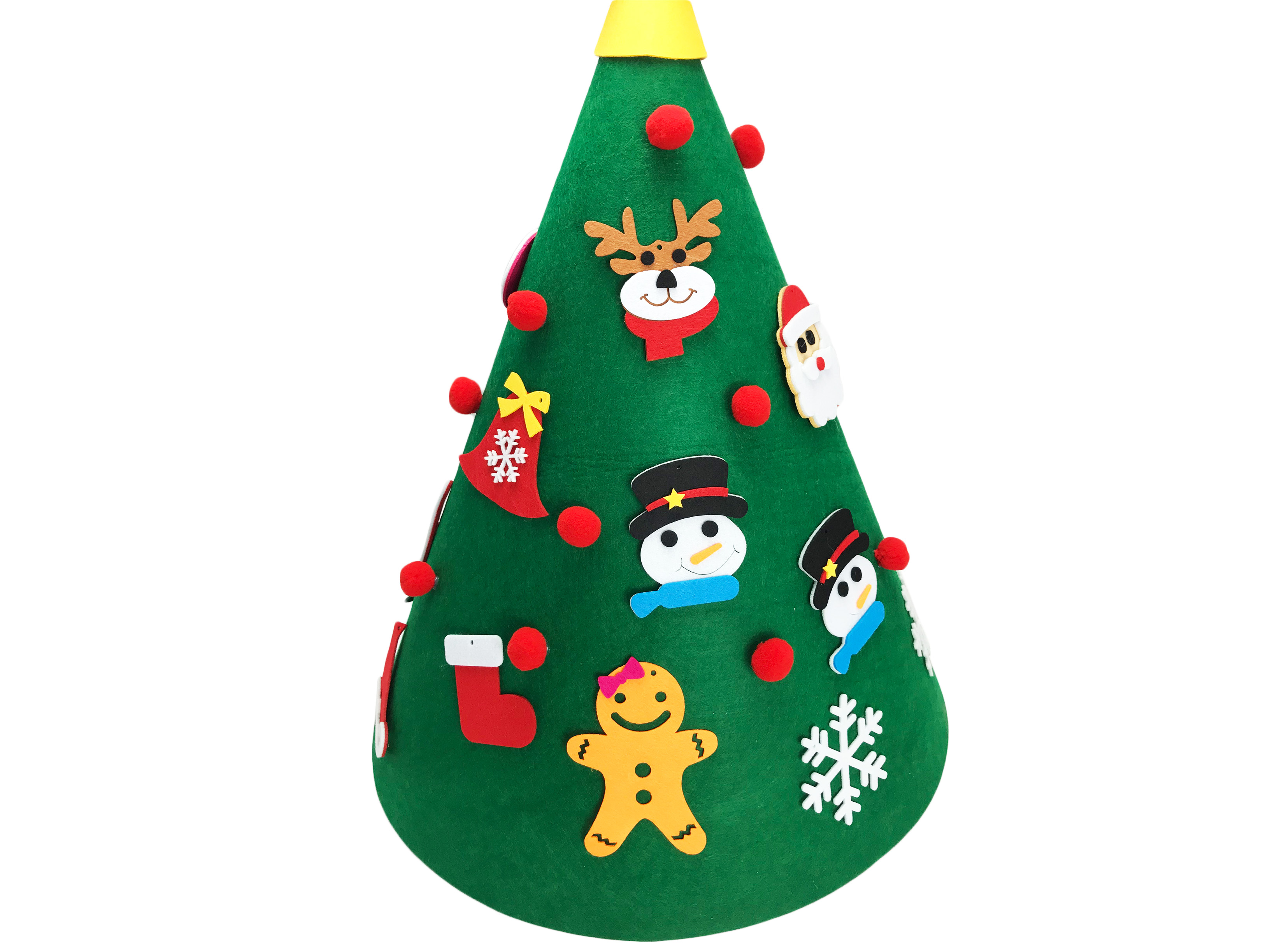 Войлочная рождественская елка 3D DIY оптом - Фото №12