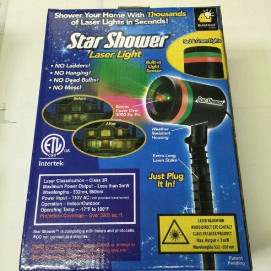 Лазерный звездный проектор Star Shower Laser Light Projector  mini оптом