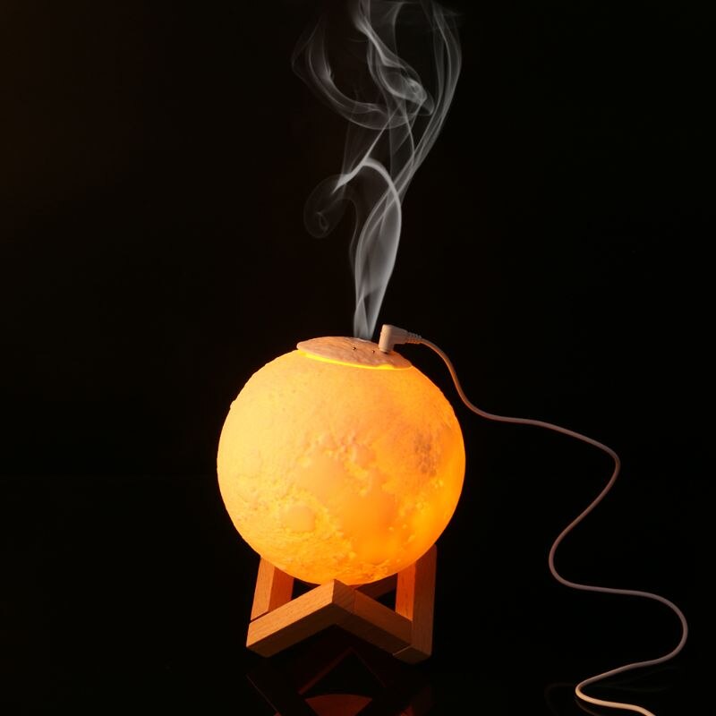 Настольная лампа с увлажнителем воздуха Moon Lamp Humidifier 3D AX-08 оптом