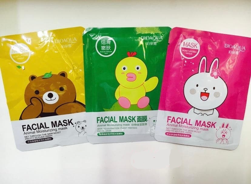 Тканевая маска Bioaqua Facial Mask Animal Moisturizing оптом - Фото №2