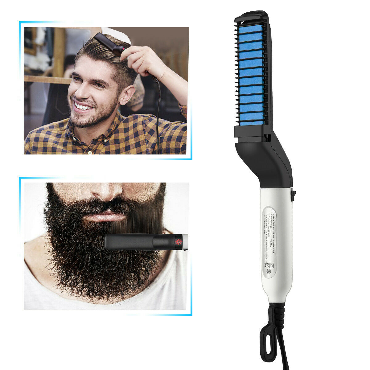 Мужской стайлер для укладки волос и бороды Hair Straightener оптом