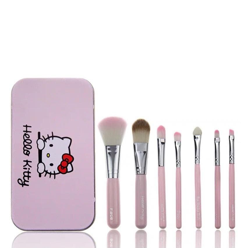 Набор кистей для макияжа Hello Kitty 7 шт оптом - Фото №5