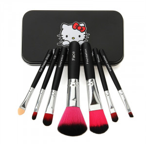 Набор кистей для макияжа Hello Kitty 7 шт оптом - Фото №3