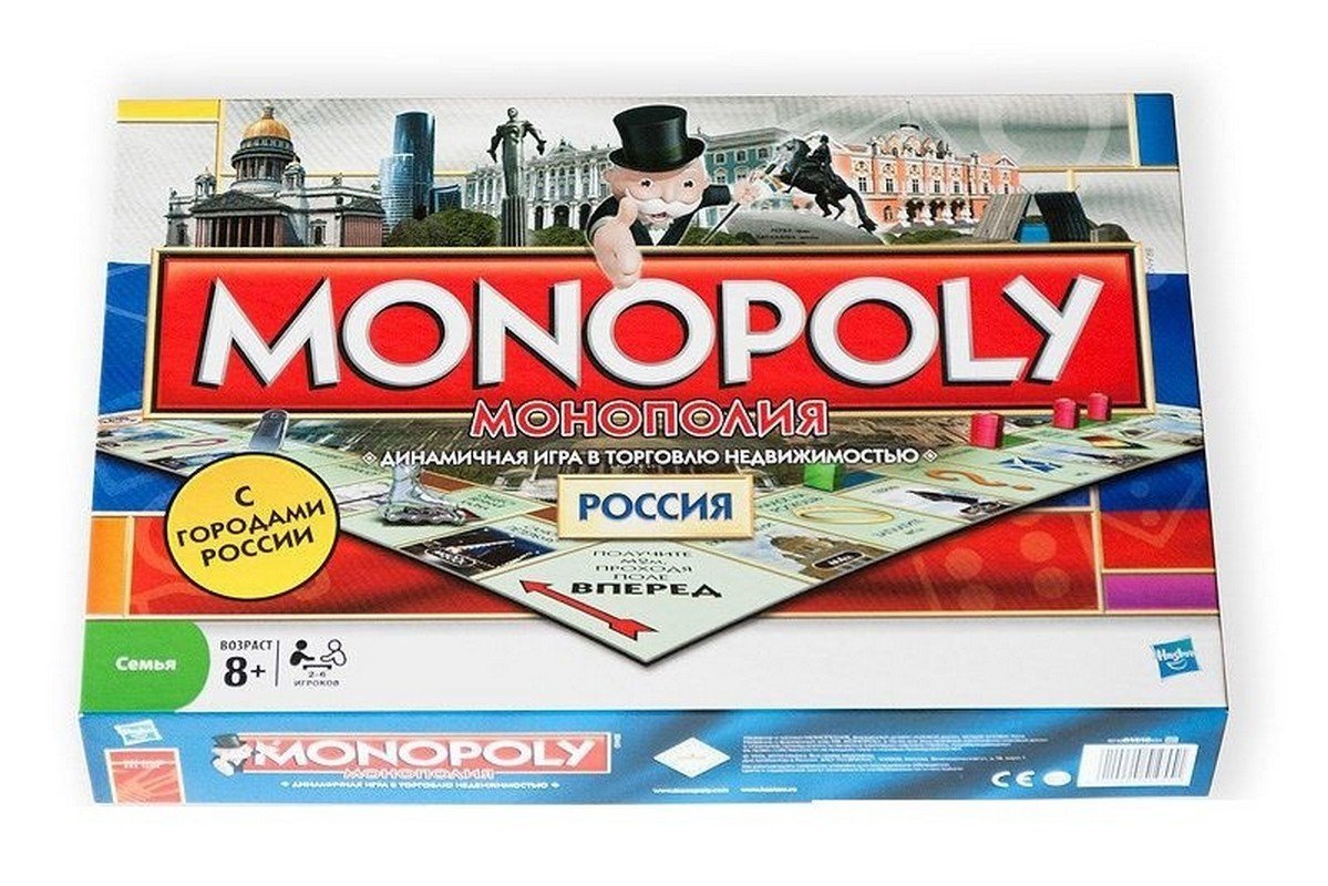 Настольная игра Монополия Monopoly С городами России 6155 оптом