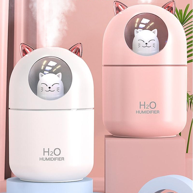 Увлажнитель воздуха Humidifier H2O Маленький милый кот 300мл оптом - Фото №3
