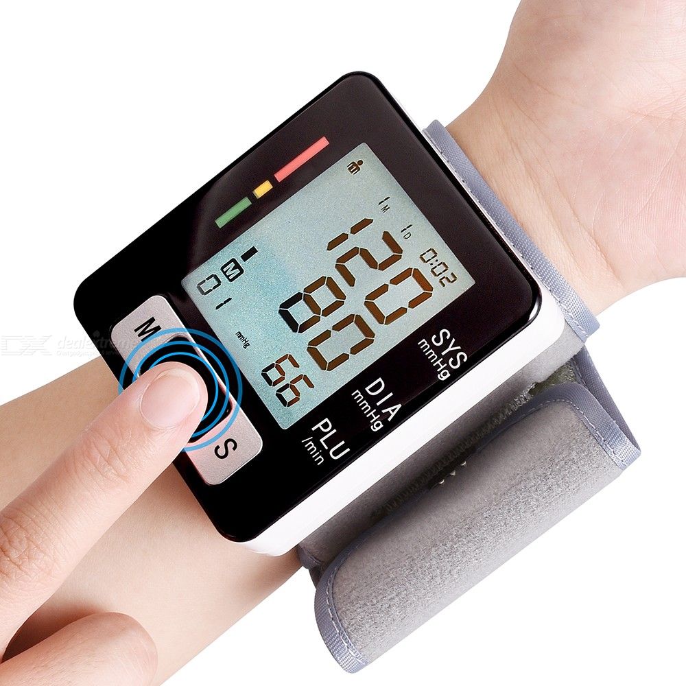 Автоматический тонометр на запястье Full Automatic Digital Blood Pressure Monitor оптом