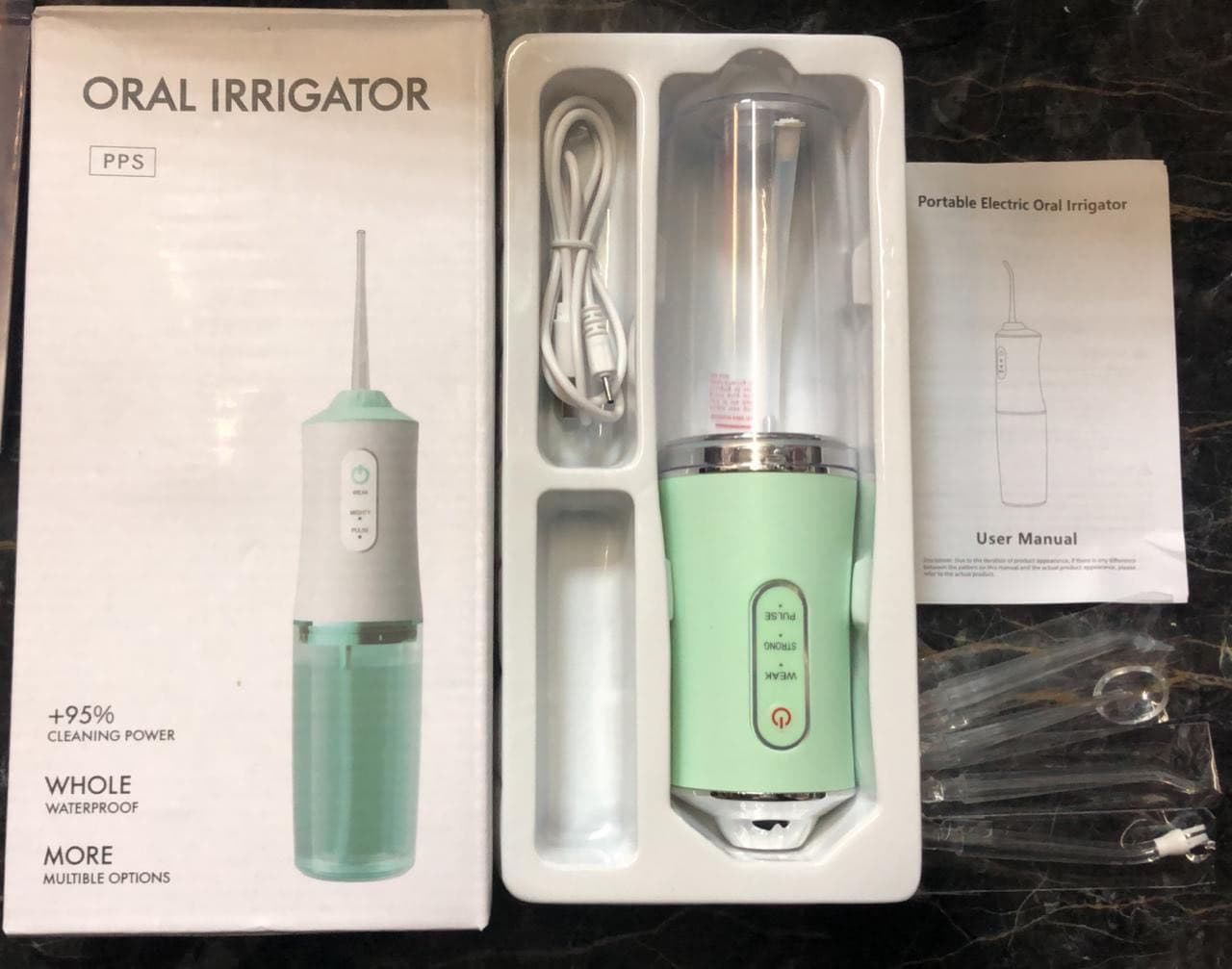 Электрический ирригатор для полости рта Oral Irrigator 220 мл оптом - Фото №4