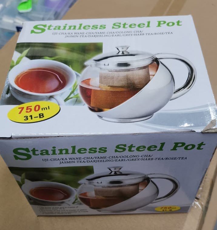 Чайник заварочный Stainless Steel Pot 31-В 750мл оптом - Фото №4