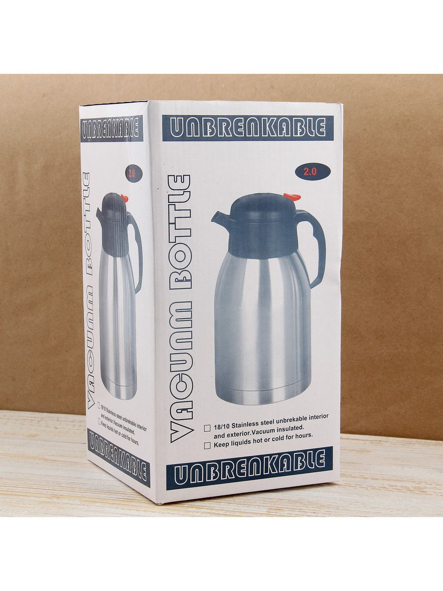 Вакуумный термос-кувшин Unbreakable Vacuum Bottle 2л оптом - Фото №2