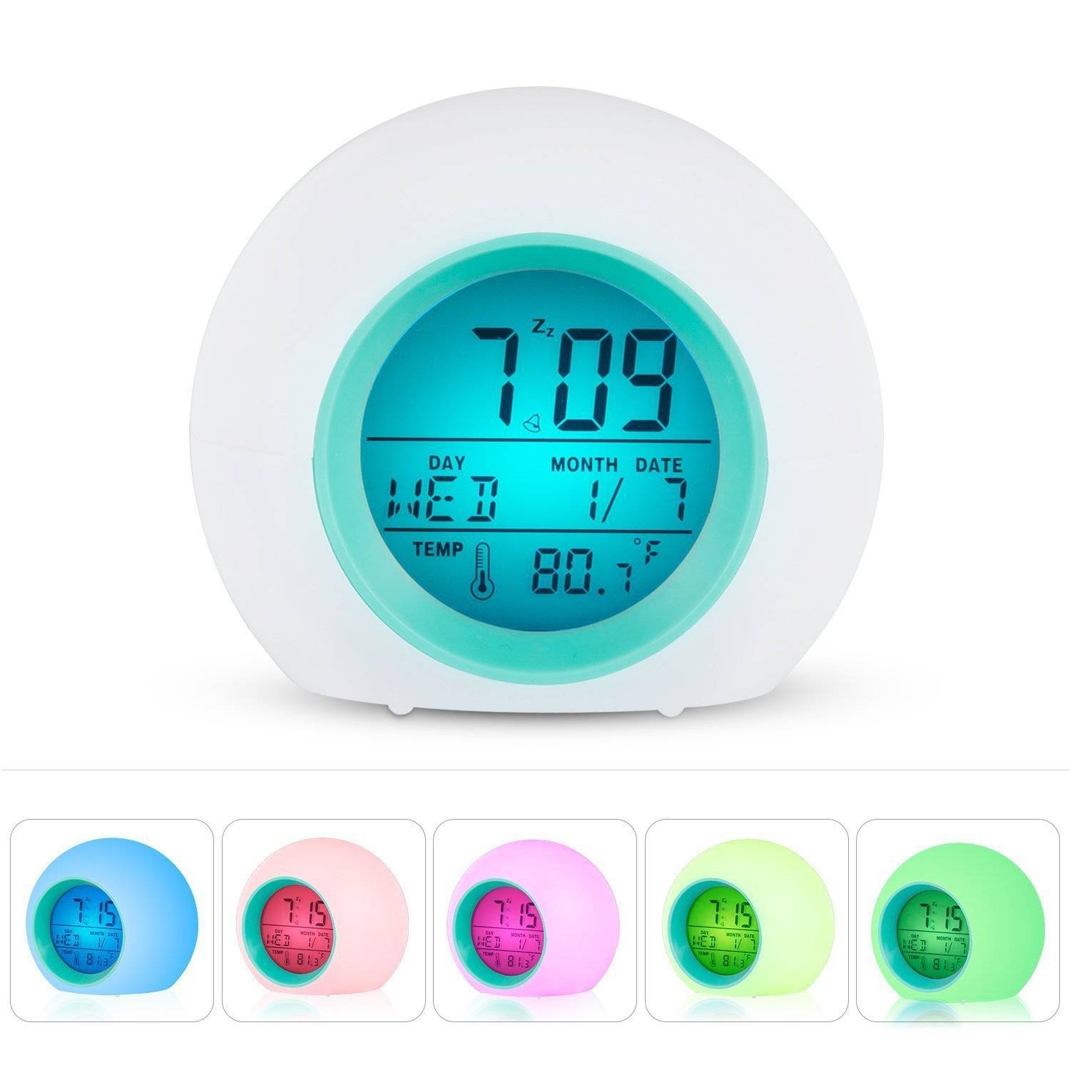 Часы-будильник с подсветкой Color Change Light оптом