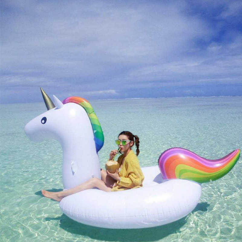 Надувной Единорог для плавания Unicorn Inflatable Water Floating Row S01-1 оптом - Фото №3