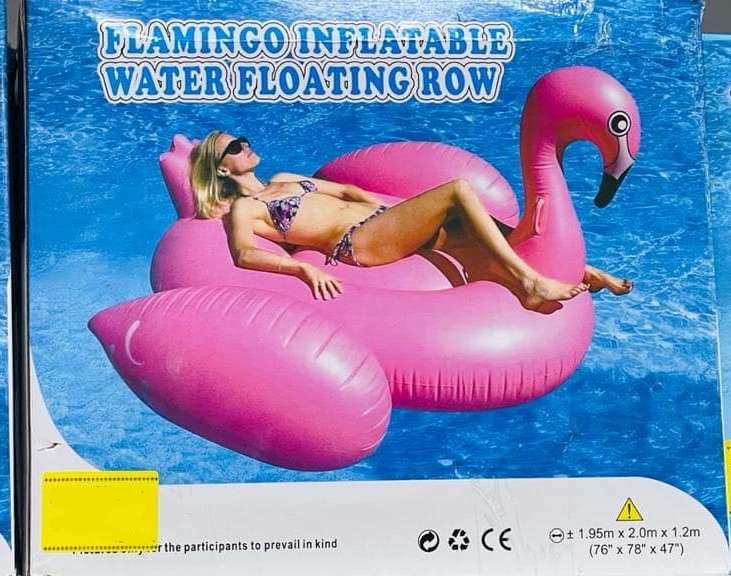 Надувной Фламинго для плавания Flamingo Inflatable Water Floating Row S02-1 оптом