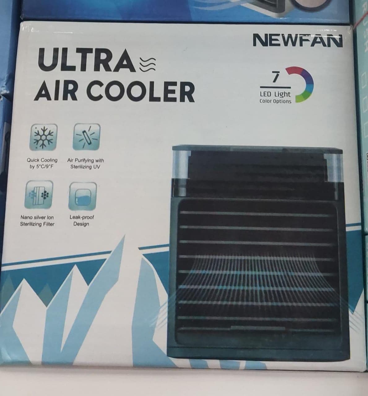 Мини кондиционер Ultra air cooler Newfan с подсветкой оптом