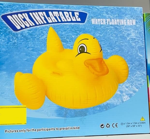 Надувной Утенок для плавания Duck Inflatable Water Floating Row S03-1 оптом