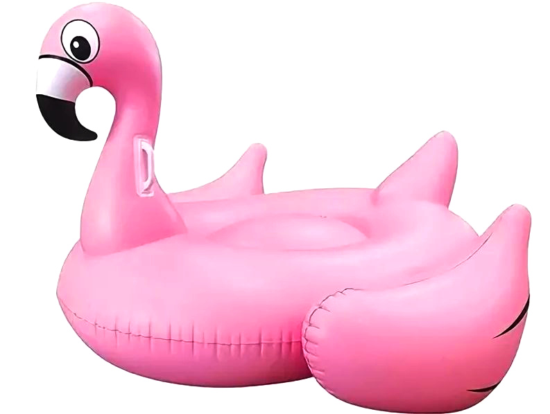 Надувной плот Розовый фламинго Flamingo Float 150*130*100см оптом - Фото №4
