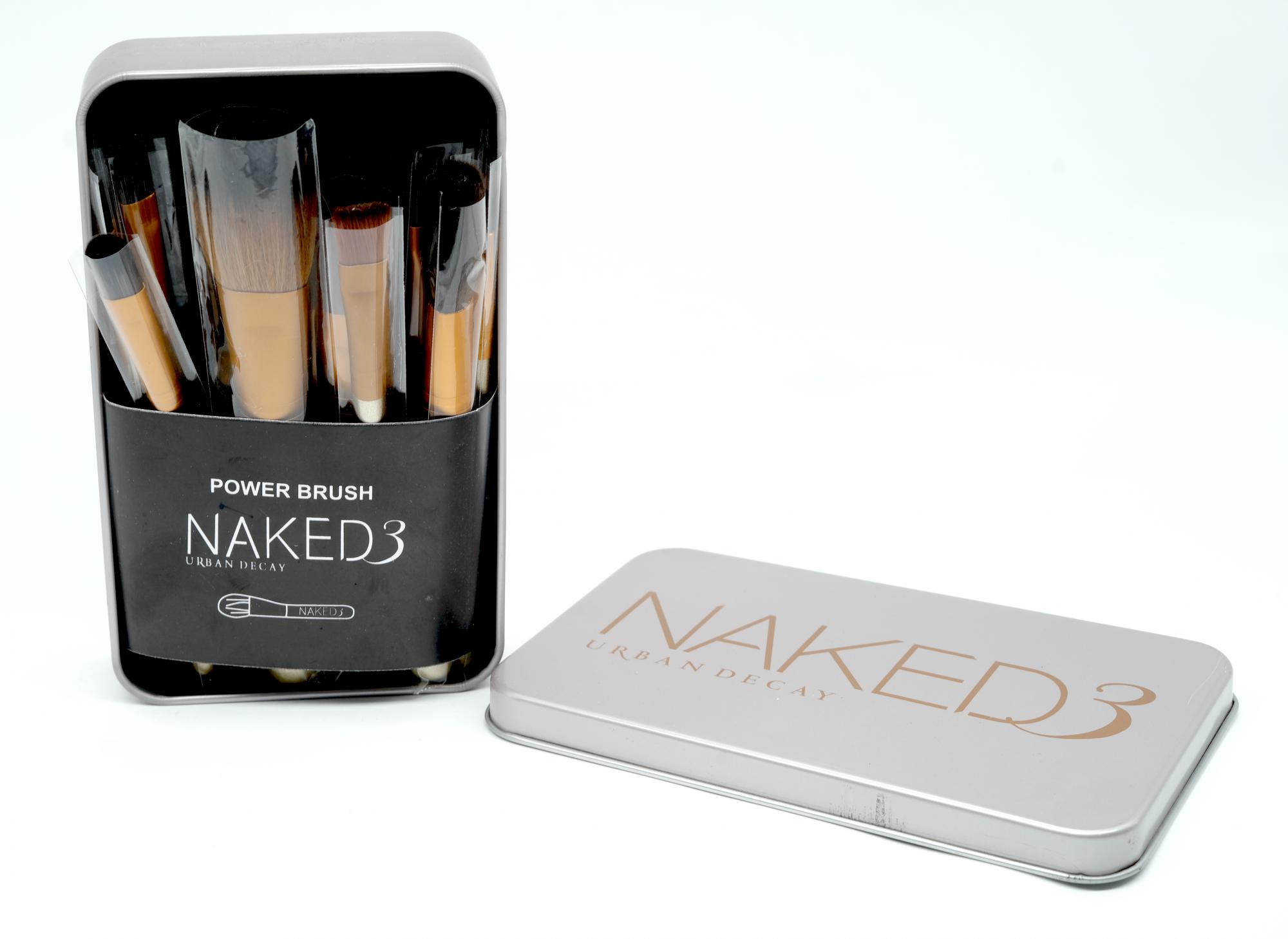 Набор кистей для макияжа лица Naked 3 Urban Decay 12шт оптом - Фото №3