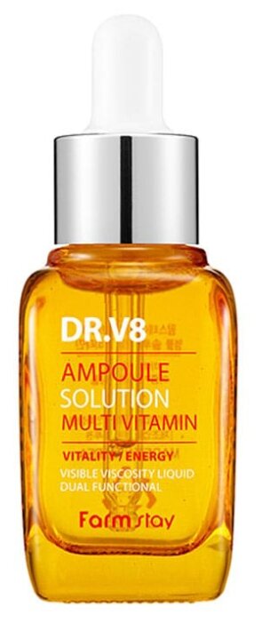 Ампульная сыворотка с витаминами Farmstay DR.V8 Ampoule Solution Multi Vitamin оптом - Фото №2