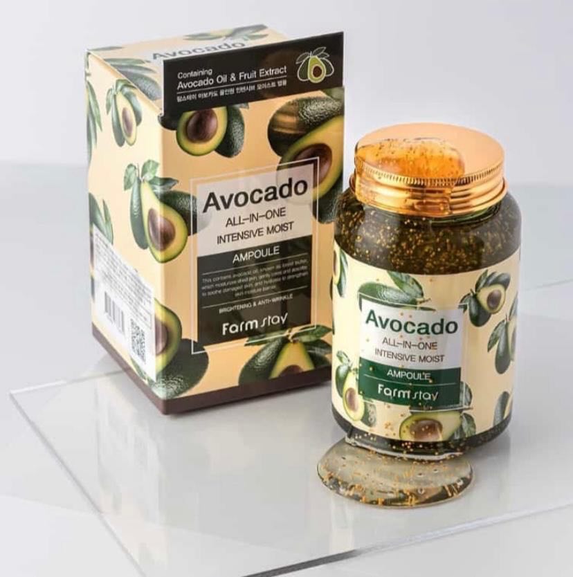 Ампульная сыворотка с экстрактом авокадо FarmStay Avocado All-in-One Intensive 250мл оптом - Фото №3