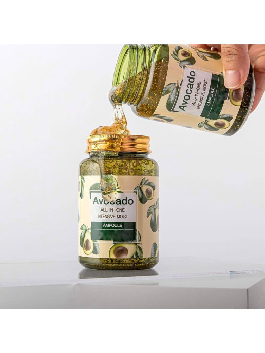 Ампульная сыворотка с экстрактом авокадо FarmStay Avocado All-in-One Intensive 250мл оптом - Фото №4