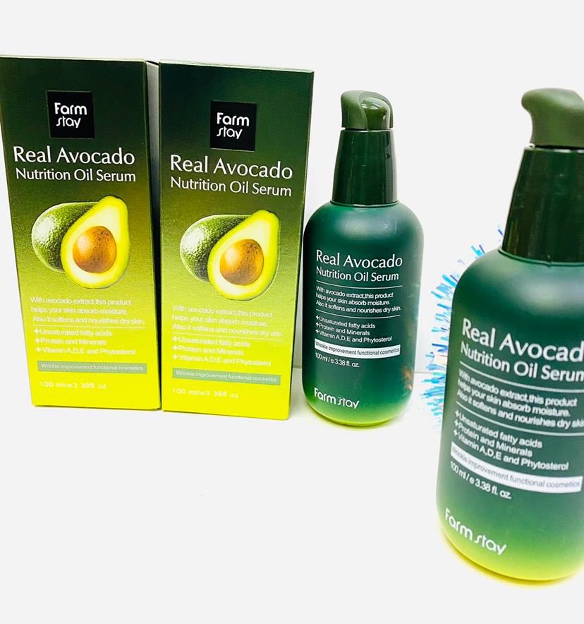 Питательная сыворотка для лица с маслом авокадо Farmstay Real Avocado Nutrition Oil Serum 100мл оптом - Фото №4
