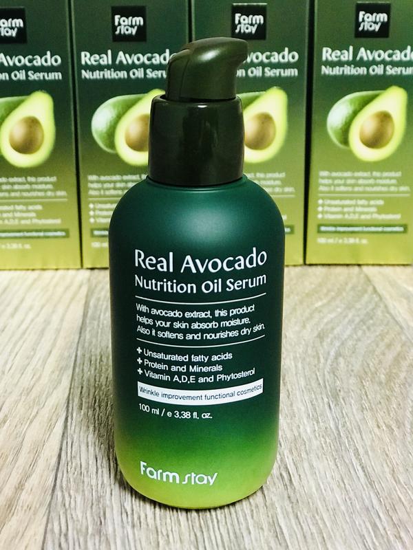 Питательная сыворотка для лица с маслом авокадо Farmstay Real Avocado Nutrition Oil Serum 100мл оптом - Фото №5