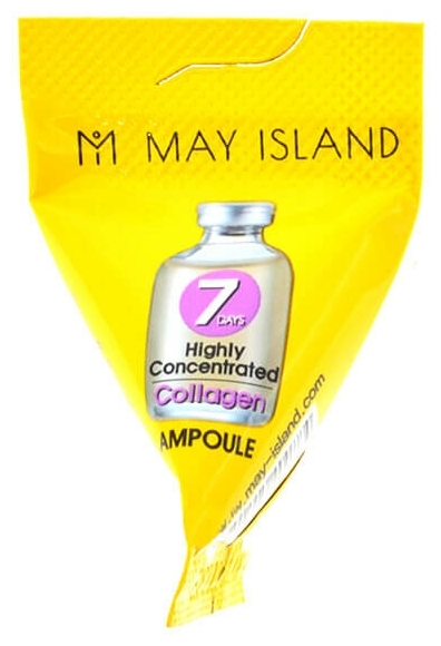 Сыворотка для лица с коллагеном May Island 7 Days Highly Concentrated Collagen Ampoule 5г оптом - Фото №4