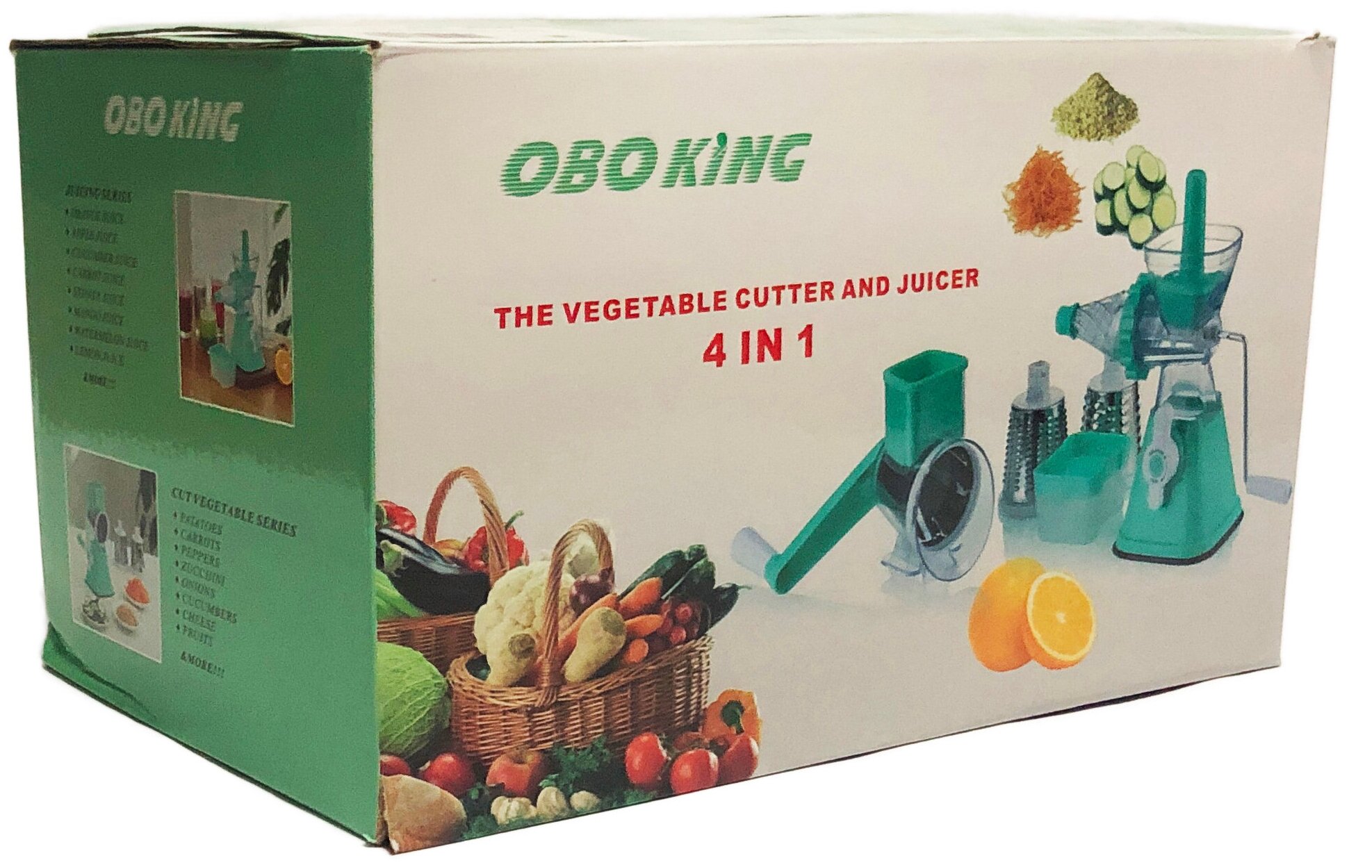 Измельчитель для овощей и фруктов 4в1 OboKing The Vegetable Cutter and Juicer 4in1 оптом
