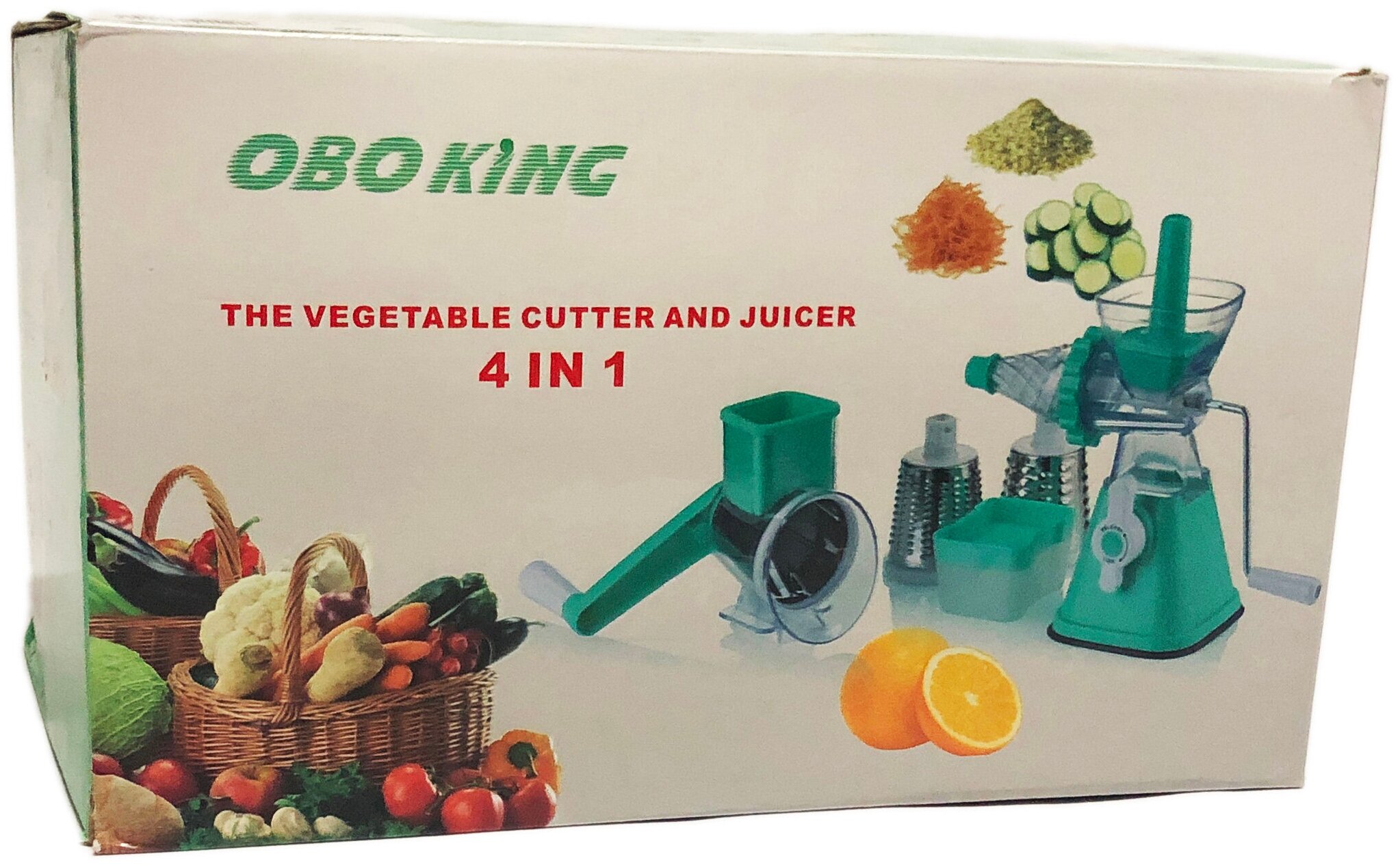Измельчитель для овощей и фруктов 4в1 OboKing The Vegetable Cutter and Juicer 4in1 оптом - Фото №4