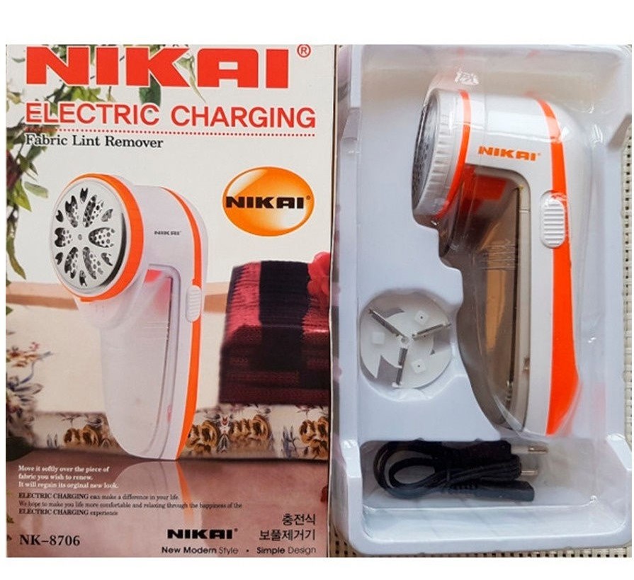 Миниклинер - аккумуляторная машинка для удаления катышек Nikai Electric Charging NK-8706 оптом - Фото №2