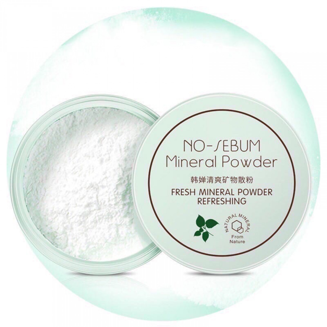 Пудра рассыпчатая Rorec No-Sebum Mineral Powder 5г оптом - Фото №4